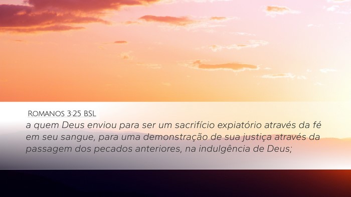 Romanos 3:25 BSL Bible Verse Image
