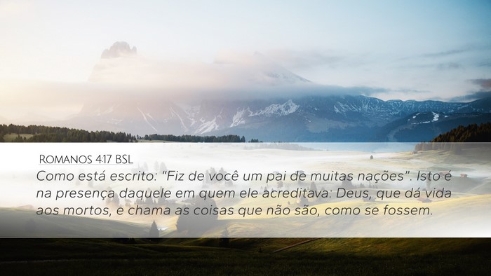 Romanos 4:17 BSL Bible Verse Image