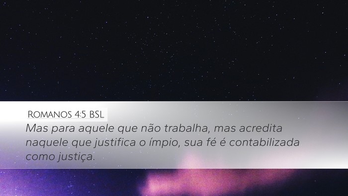 Romanos 4:5 BSL Bible Verse Image