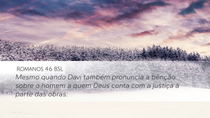 Romanos 4:6 BSL Bible Verse Image