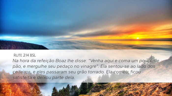 Rute 2:14 BSL Bible Verse Image