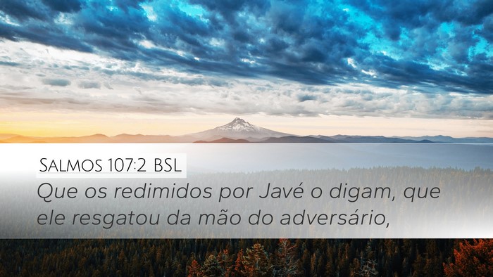 Salmos 107:2 BSL Bible Verse Image