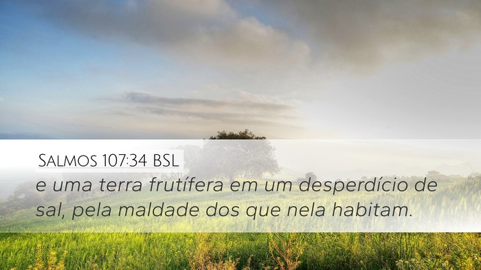 Salmos 107:34 BSL Bible Verse Image