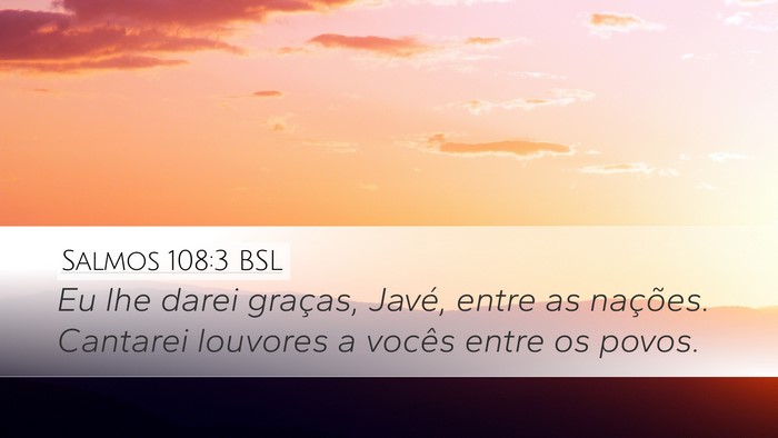 Salmos 108:3 BSL Bible Verse Image