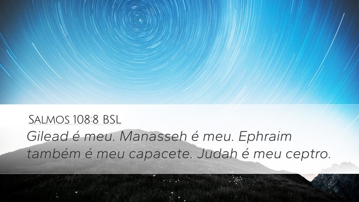 Salmos 108:8 BSL Bible Verse Image