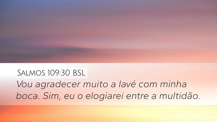 Salmos 109:30 BSL Bible Verse Image