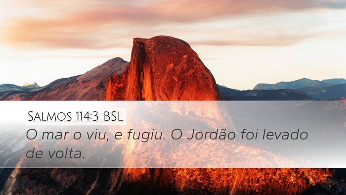 Salmos 114:3 BSL Bible Verse Image