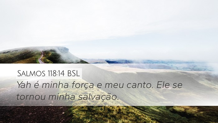 Salmos 118:14 BSL Bible Verse Image