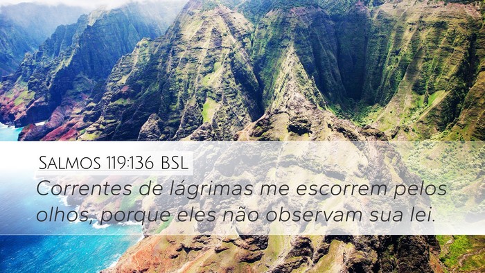 Salmos 119:136 BSL Bible Verse Image