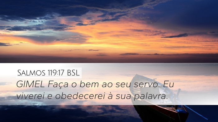 Salmos 119:17 BSL Bible Verse Image