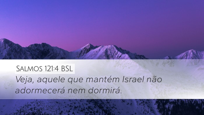 Salmos 121:4 BSL Bible Verse Image