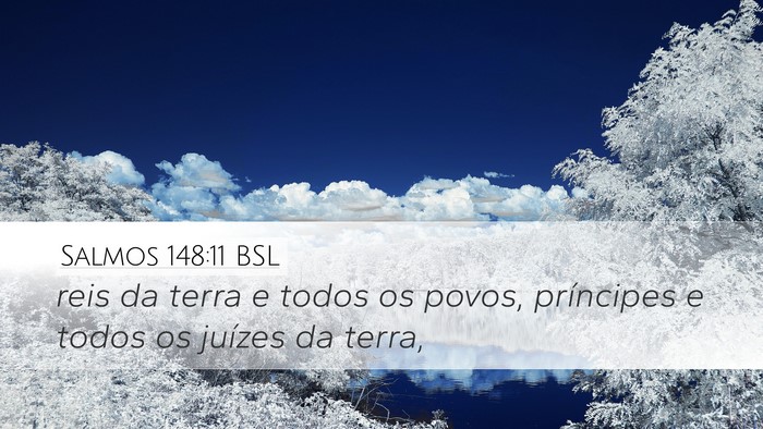 Salmos 148:11 BSL Bible Verse Image