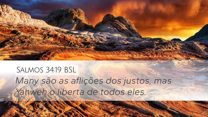 Salmos 34:19 BSL Bible Verse Image