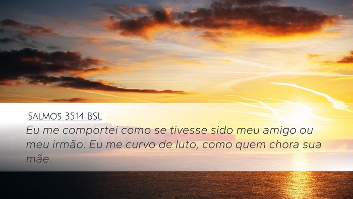 Salmos 35:14 BSL Bible Verse Image