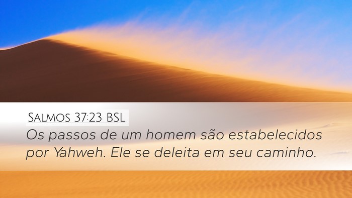 Salmos 37:23 BSL Bible Verse Image