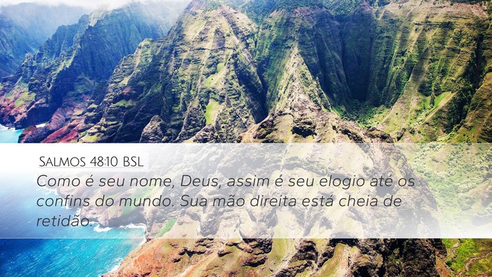 Salmos 48:10 BSL Bible Verse Image