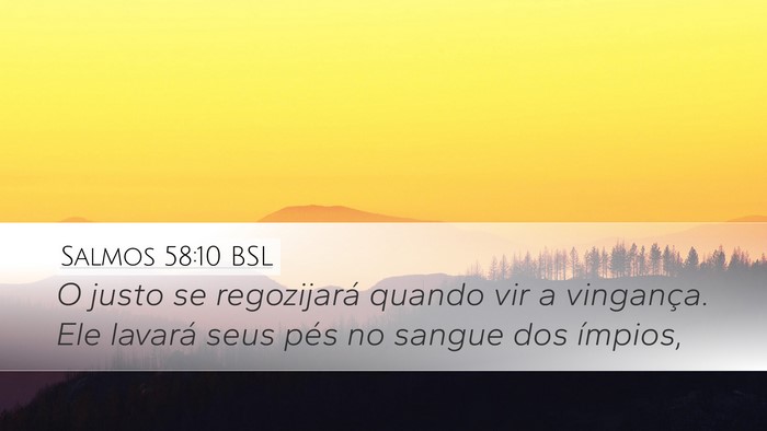 Salmos 58:10 BSL Bible Verse Image