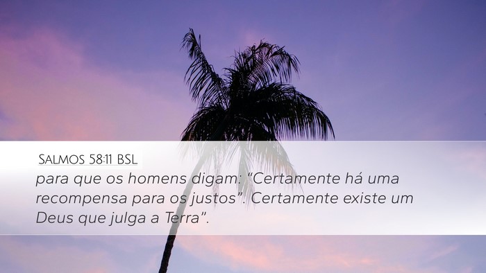 Salmos 58:11 BSL Bible Verse Image