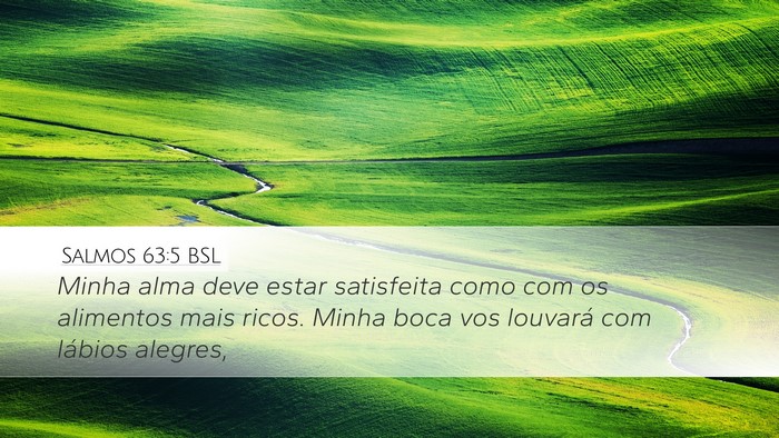 Salmos 63:5 BSL Bible Verse Image