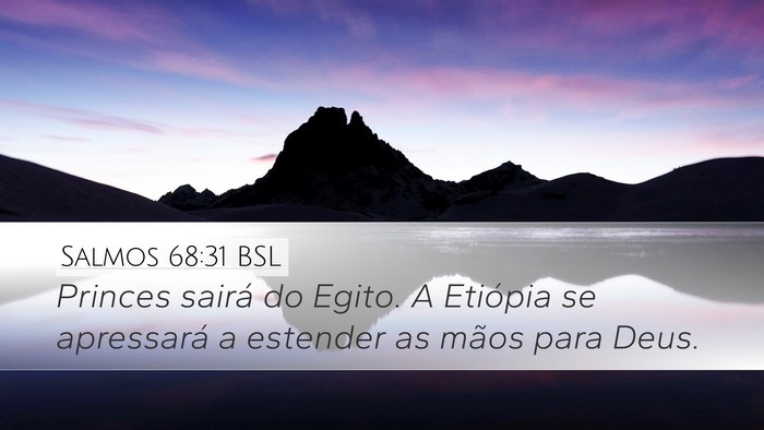 Salmos 68:31 BSL Bible Verse Image