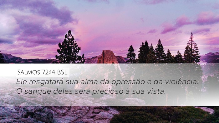 Salmos 72:14 BSL Bible Verse Image
