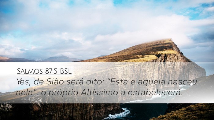 Salmos 87:5 BSL Bible Verse Image