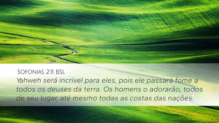 Sofonias 2:11 BSL Bible Verse Image