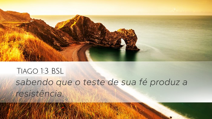 Tiago 1:3 BSL Bible Verse Image