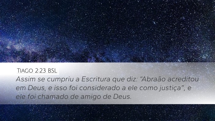 Tiago 2:23 BSL Bible Verse Image