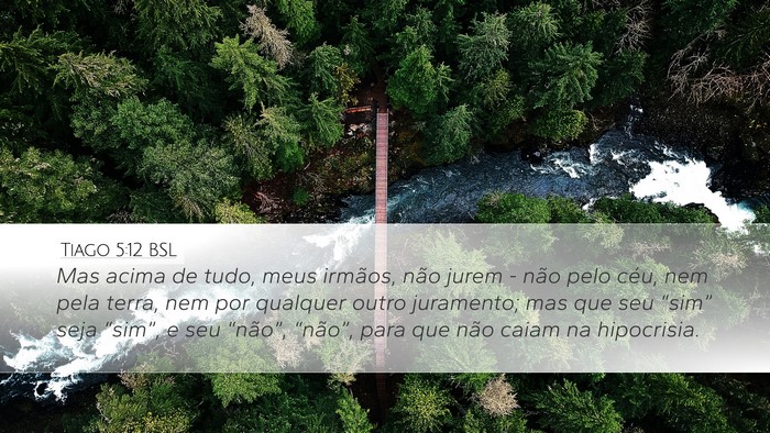 Tiago 5:12 BSL Bible Verse Image