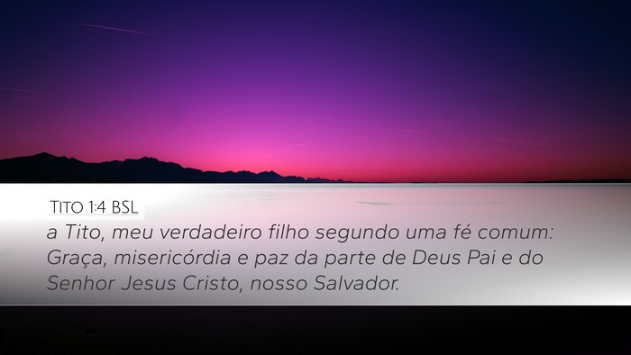 Tito 1:4 BSL Bible Verse Image