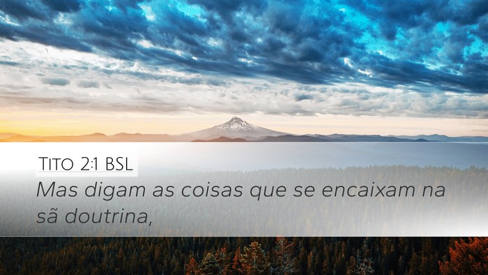 Tito 2:1 BSL Bible Verse Image