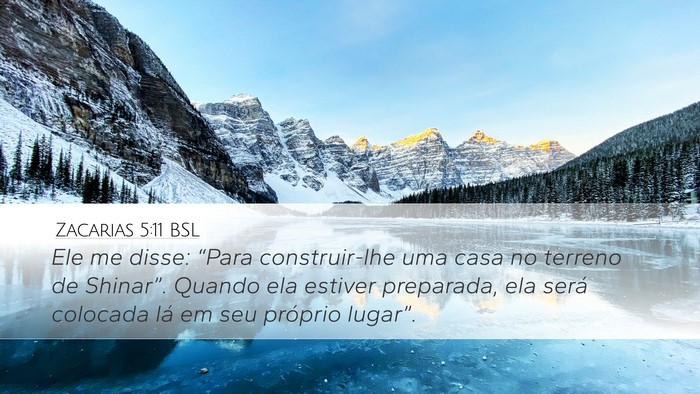 Zacarias 5:11 BSL Bible Verse Image