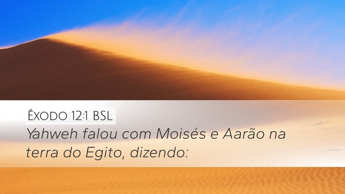 Êxodo 12:1 BSL Bible Verse Image