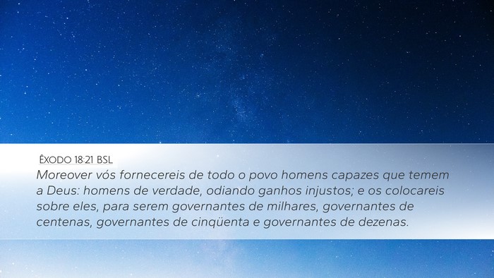 Êxodo 18:21 BSL Bible Verse Image