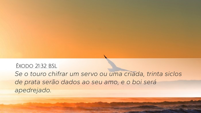 Êxodo 21:32 BSL Bible Verse Image
