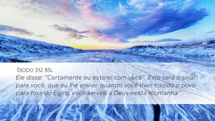 Êxodo 3:12 BSL Bible Verse Image