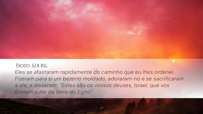 Êxodo 32:8 BSL Bible Verse Image