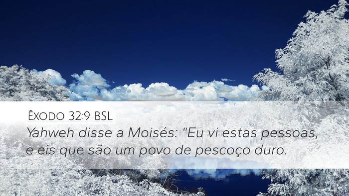 Êxodo 32:9 BSL Bible Verse Image