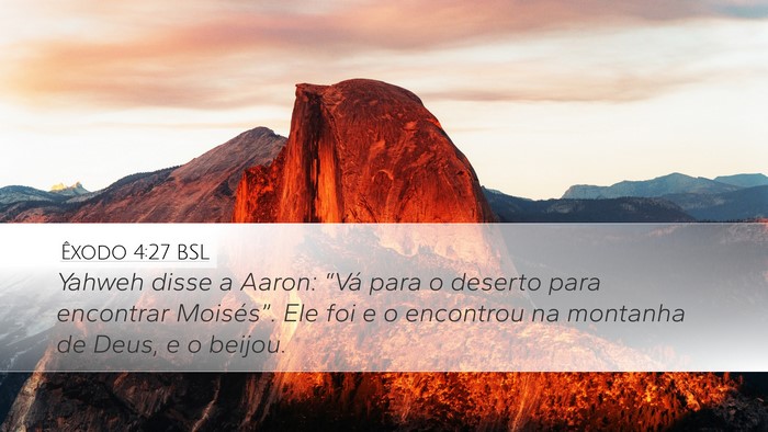 Êxodo 4:27 BSL Bible Verse Image