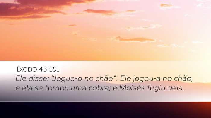 Êxodo 4:3 BSL Bible Verse Image