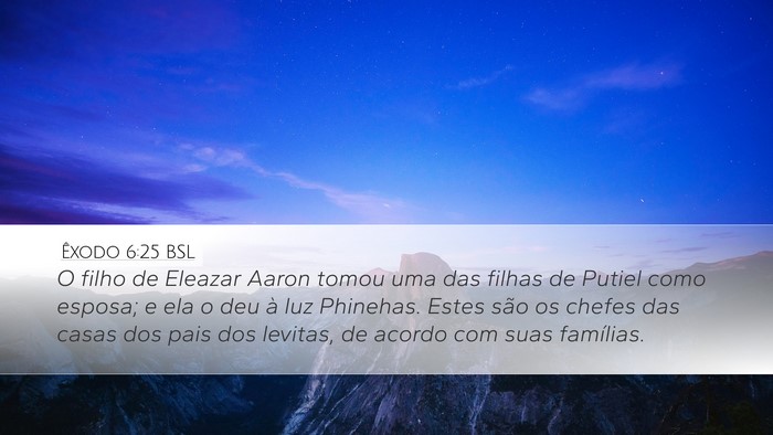 Êxodo 6:25 BSL Bible Verse Image