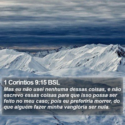 1 Coríntios 9:15 BSL Bible Verse Image