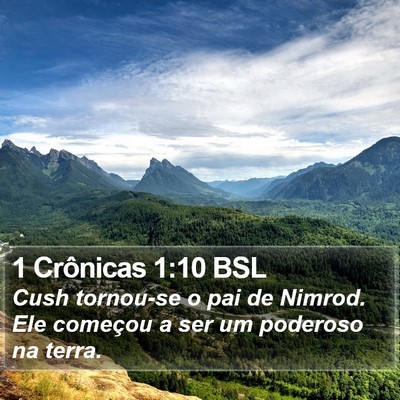 1 Crônicas 1:10 BSL Bible Verse Image