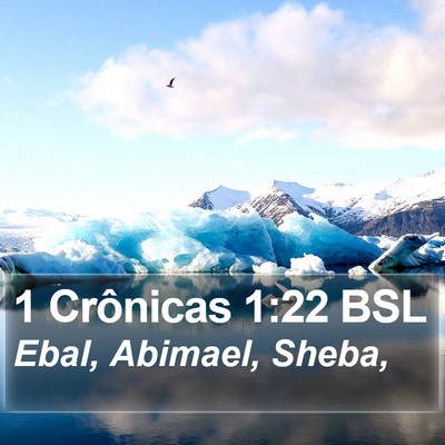 1 Crônicas 1:22 BSL Bible Verse Image