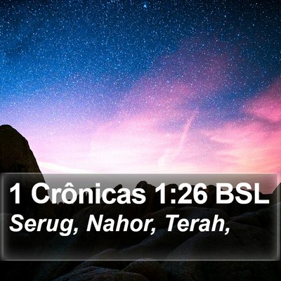 1 Crônicas 1:26 BSL Bible Verse Image