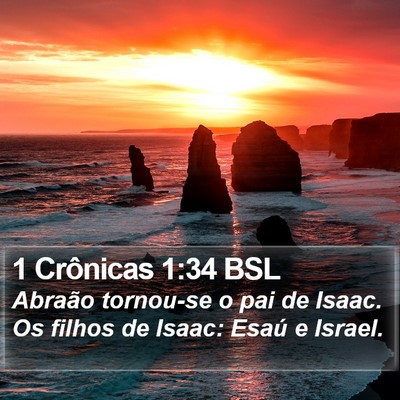 1 Crônicas 1:34 BSL Bible Verse Image
