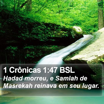 1 Crônicas 1:47 BSL Bible Verse Image