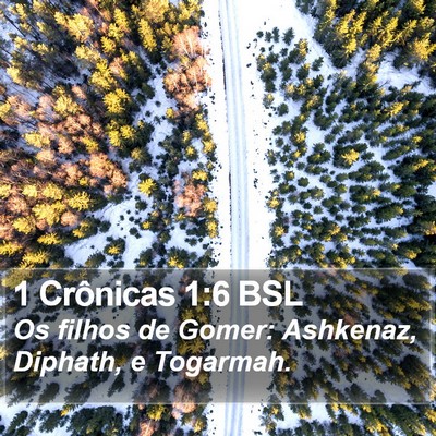 1 Crônicas 1:6 BSL Bible Verse Image