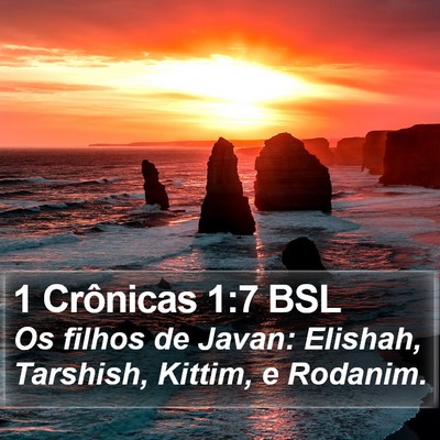 1 Crônicas 1:7 BSL Bible Verse Image
